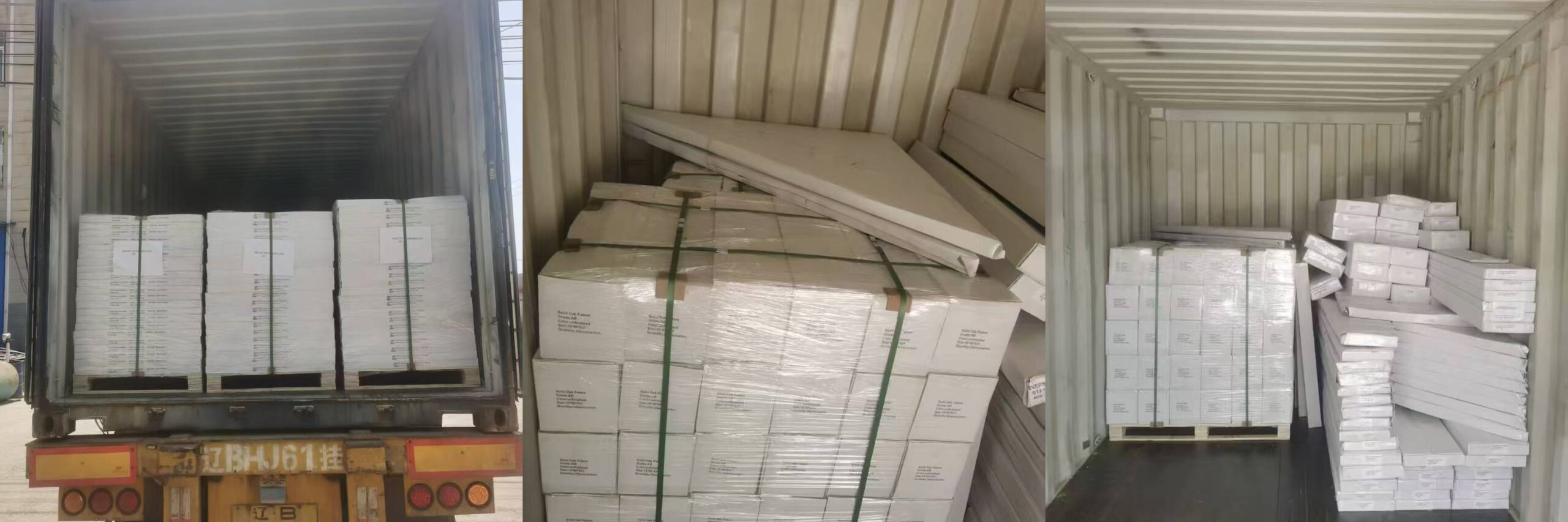export packing for custom solid timber flooring projects