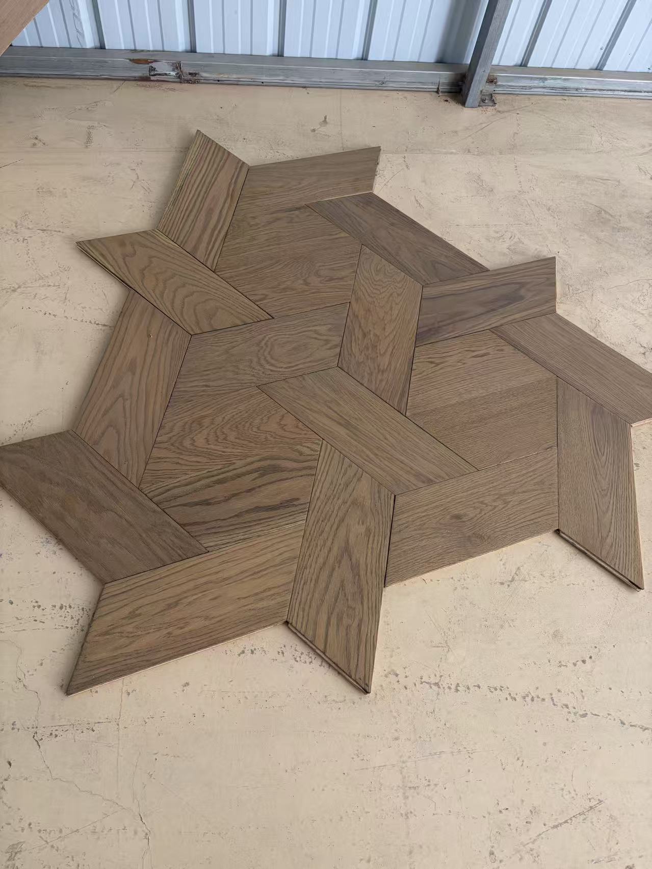 braid pattern engineered oak flooring layout