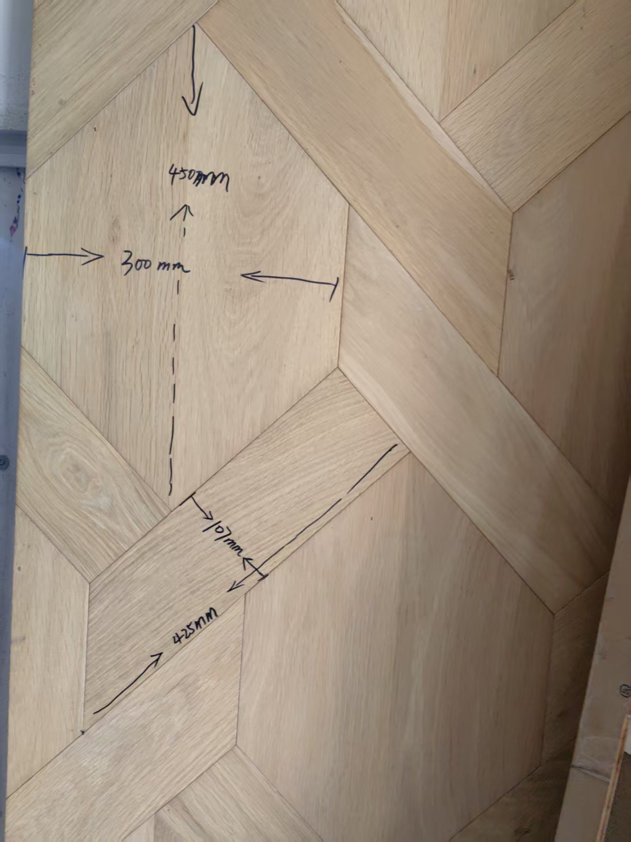braid pattern engineered oak flooring measurement