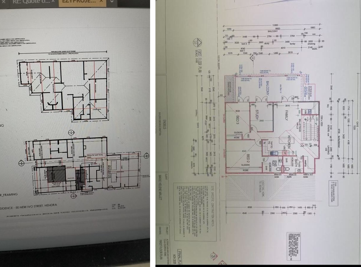 custom furniture drawing design