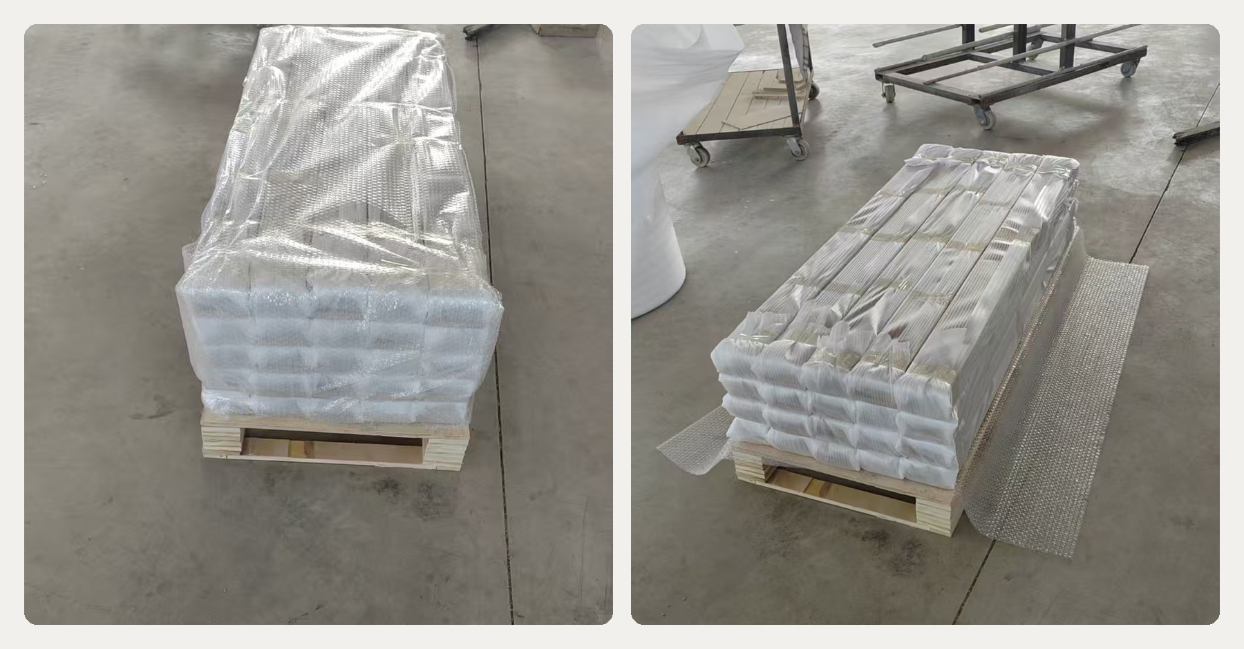 custom stair tread export packaging Australia