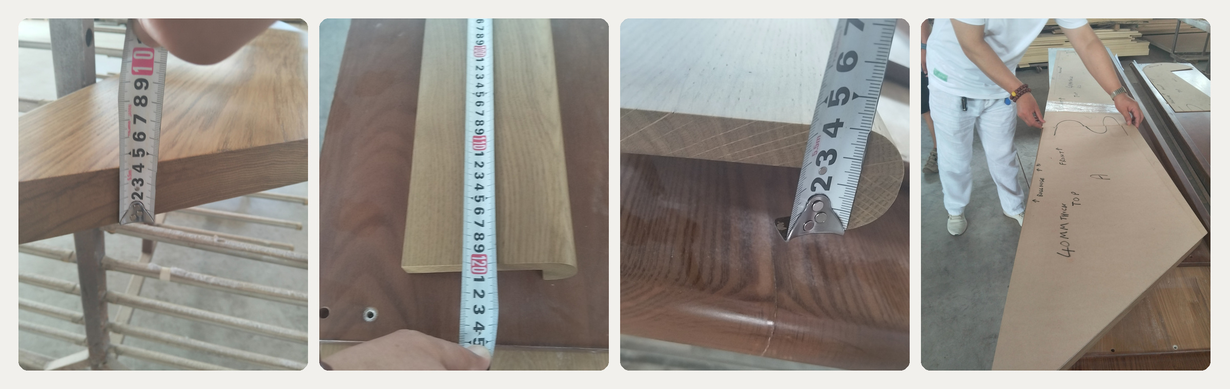 custom stair tread measurement and full-size template