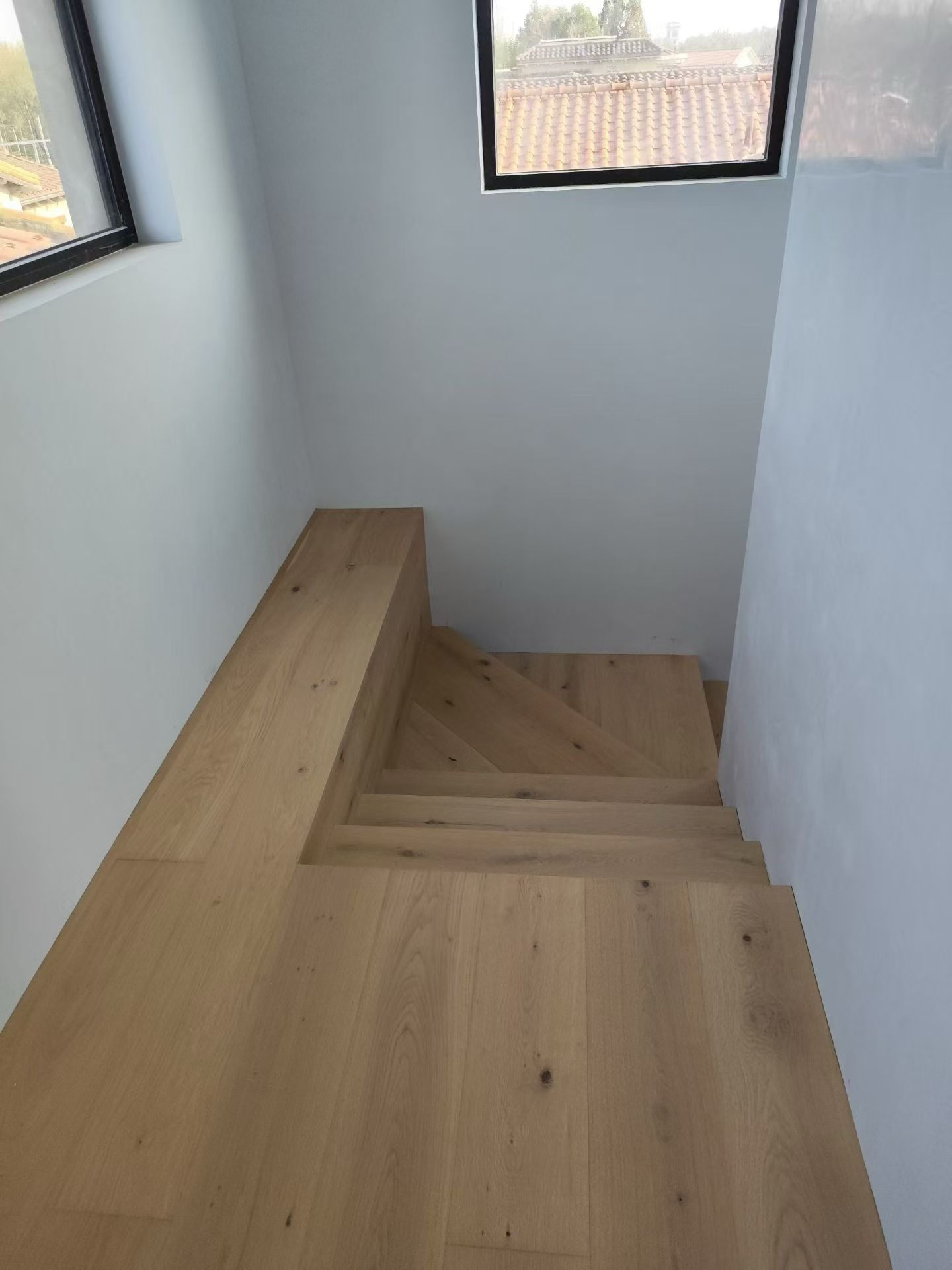 engineered custom stair tread construction