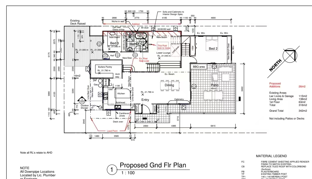 staircase drawing for custom stair treads