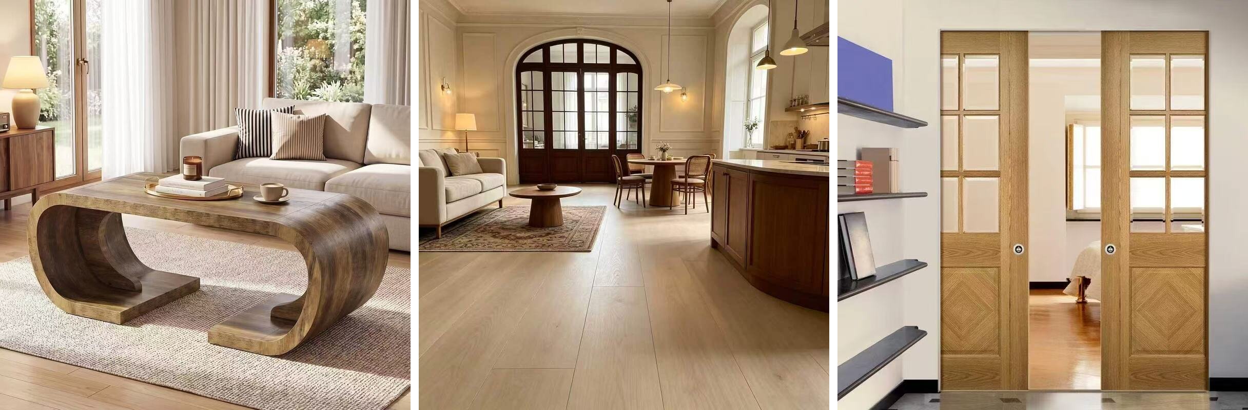 custom wood furniture product selection