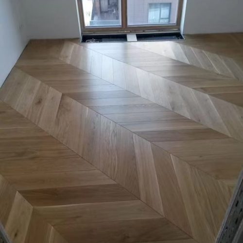 engineered herringbone wood flooring living room interior oak floor pattern